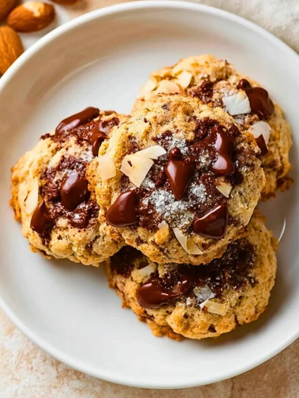 Biscuits au chocolat, noix de coco et amandes (1)