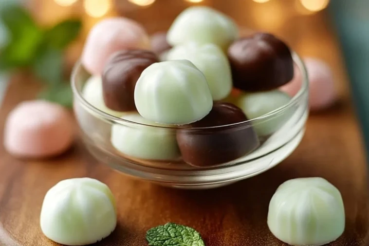 Bonbons à la menthe au beurre anciens