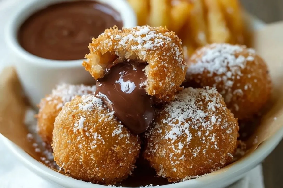 Boulettes de Nutella frites