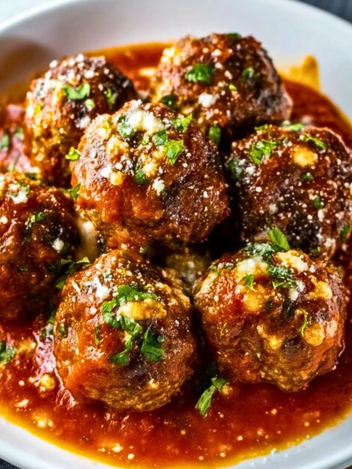 Boulettes de viande italiennes keto avec sauce marinara (1)