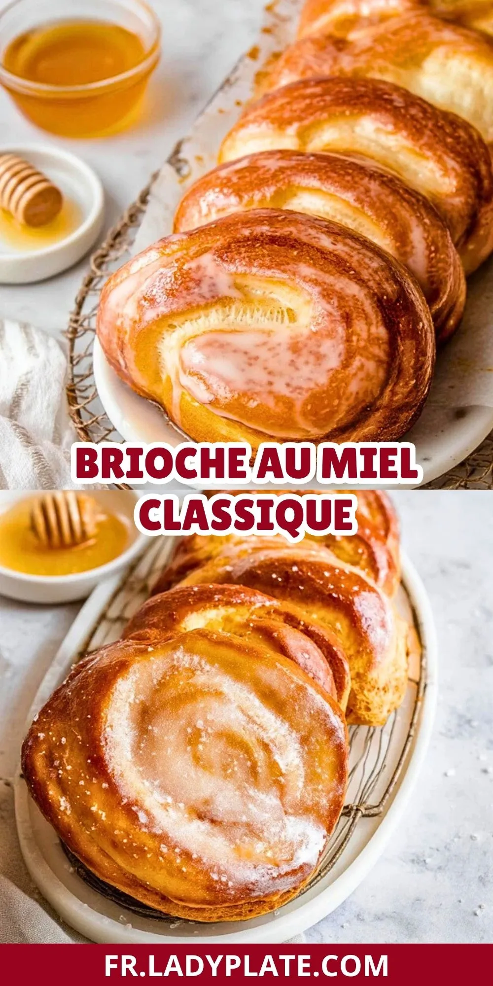 Brioche au miel classique - Pin 1