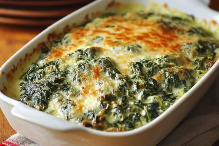 Casserole d'épinards de Trisha Yearwood