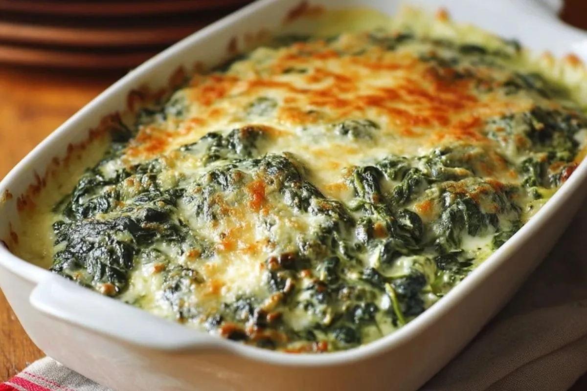 Casserole d'épinards de Trisha Yearwood