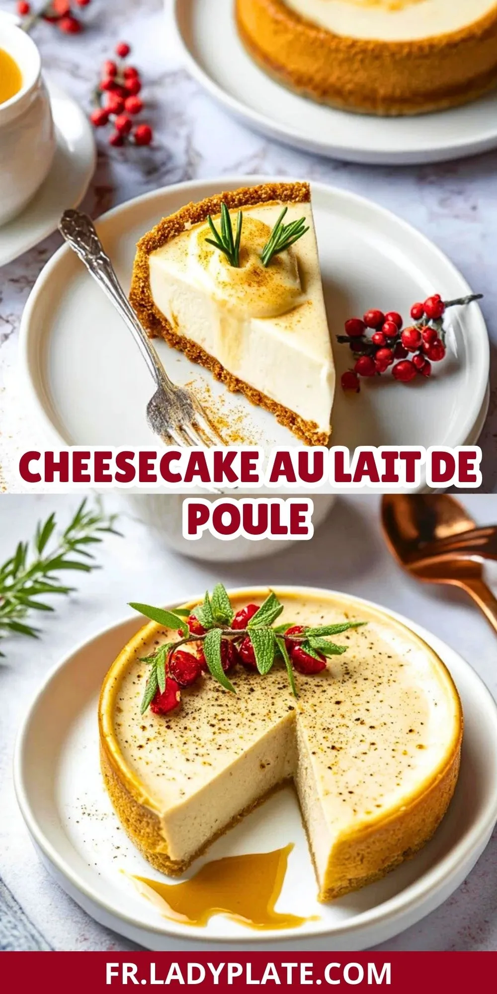 Cheesecake au lait de poule (2)