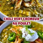 Chili vert crémeux au poulet - Pin 1