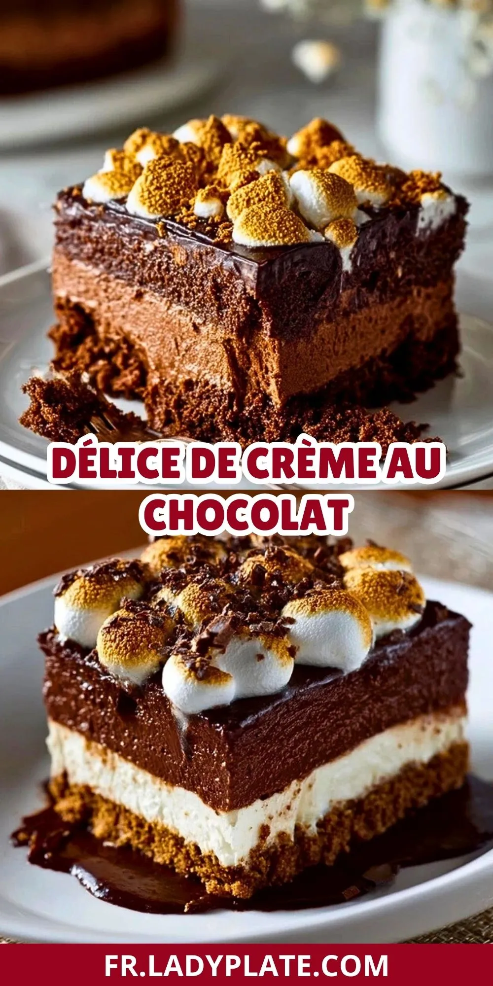 Délice de Crème au Chocolat - Pin 1