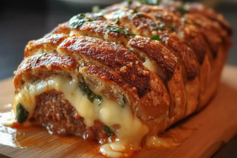 Pain De Viande Farci À LItalienne