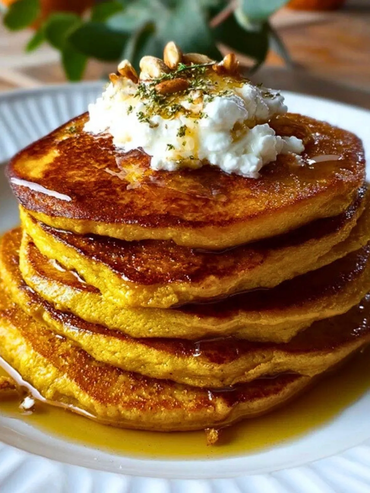 Pancakes à la Citrouille et au Yaourt Grec (1)