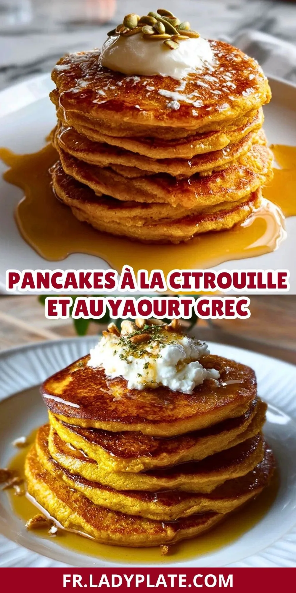 Pancakes à la Citrouille et au Yaourt Grec (2)