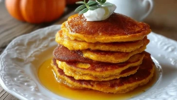 Pancakes à la Citrouille et au Yaourt Grec