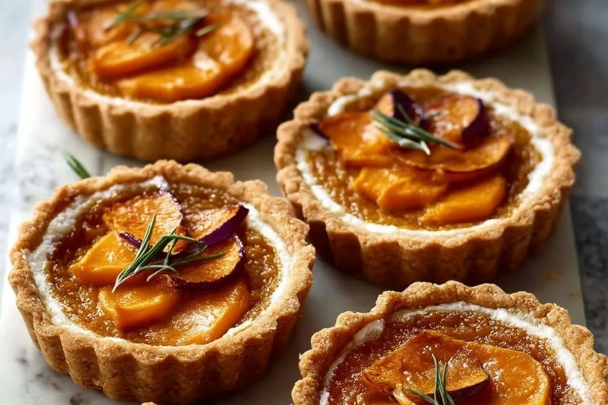 Petits Tartes Sucrées à la Patate Douce