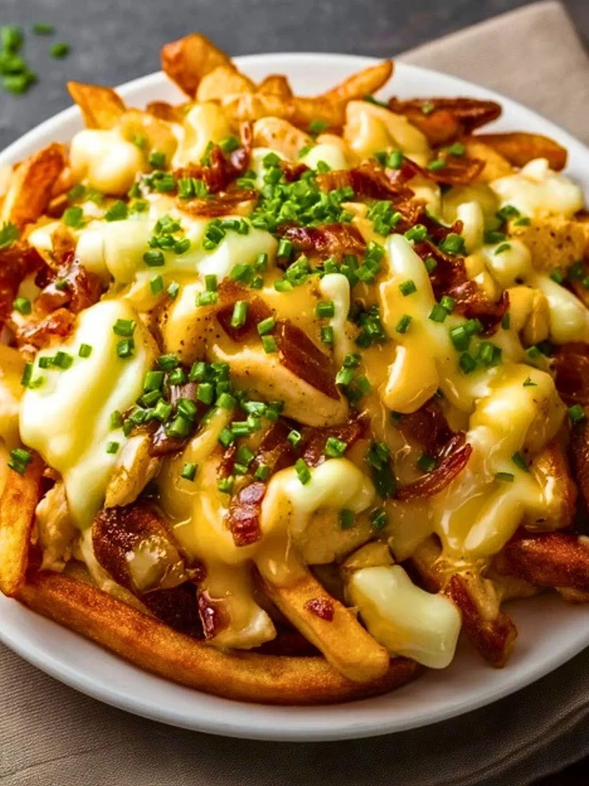 Poutine au poulet et au fromage - 2