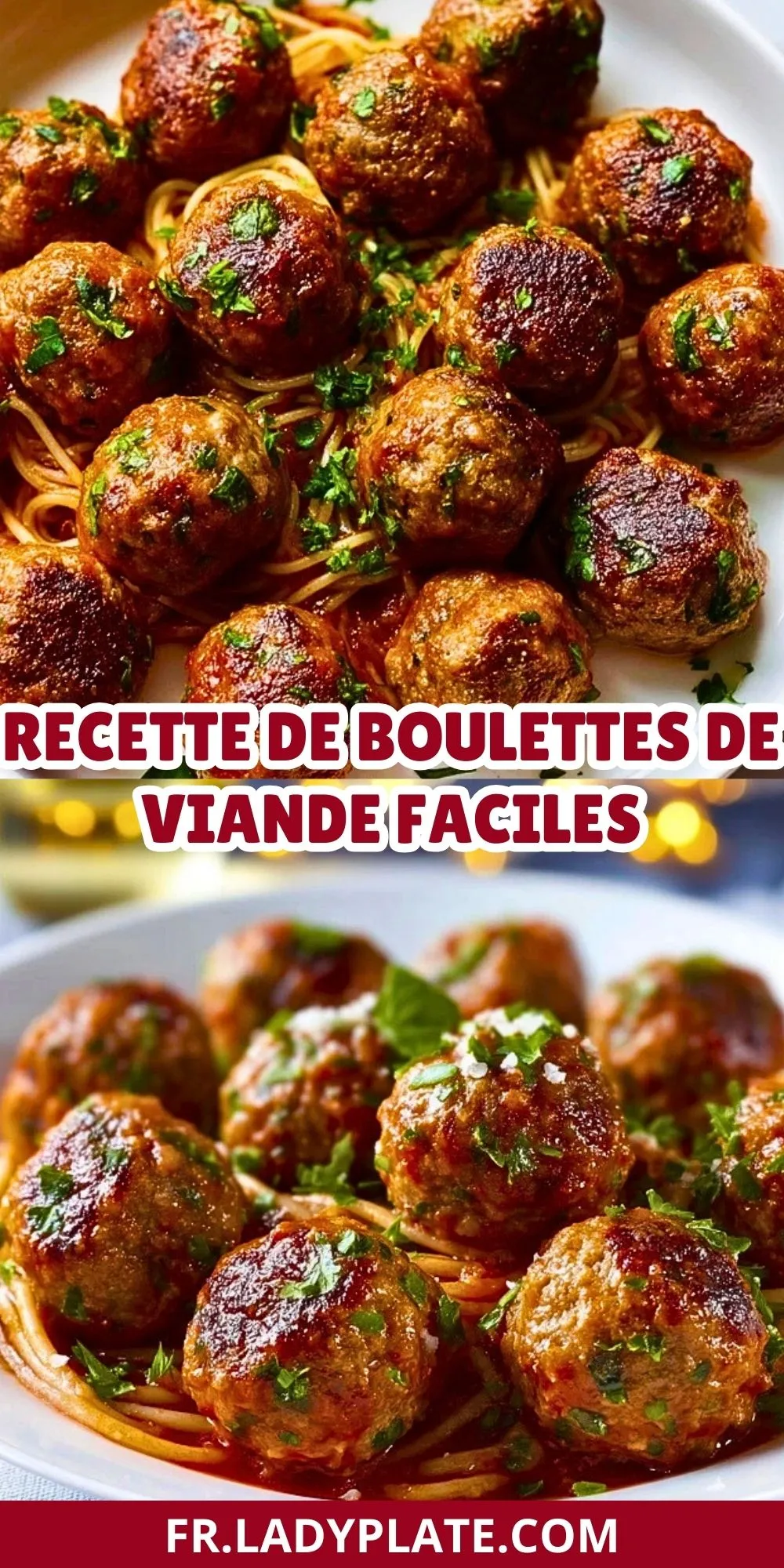 Recette de boulettes de viande faciles - Pin 1