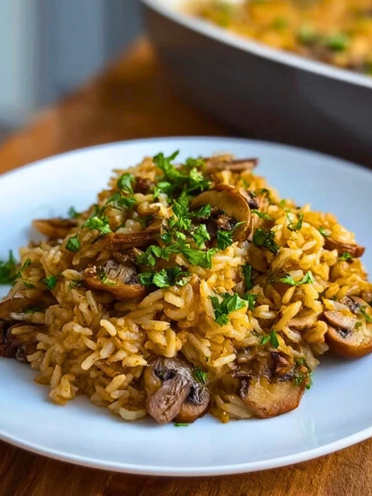Riz Aux Champignons Savoureux En Une Seule Casserole (1)