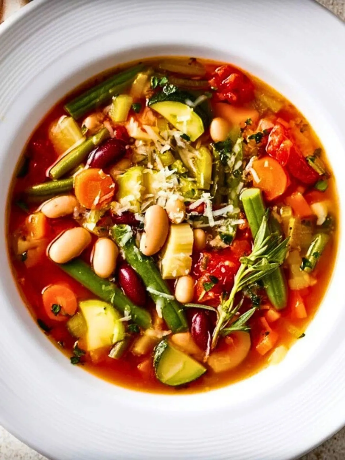 Soupe Minestrone Légère et Saine (1)