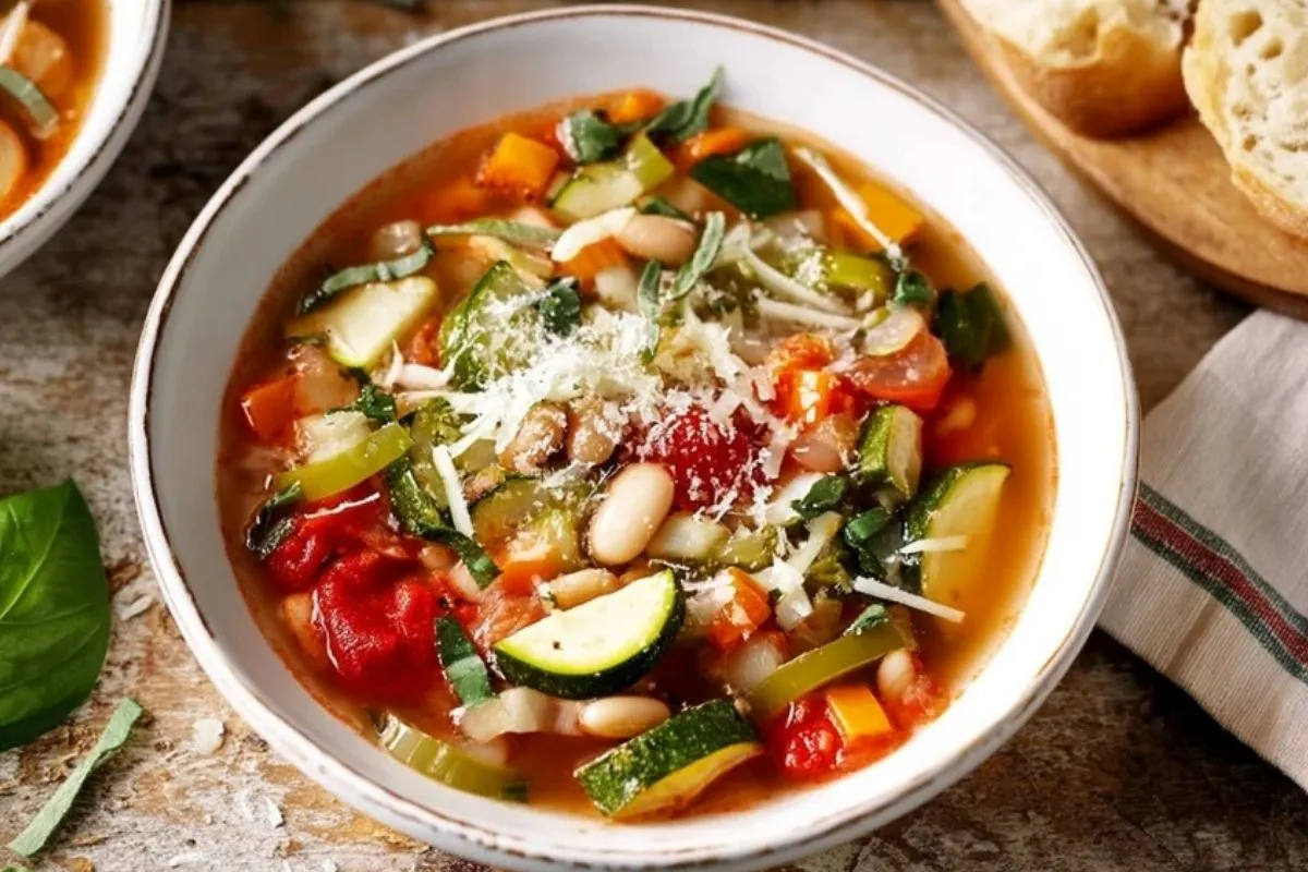 Soupe Minestrone Légère et Saine