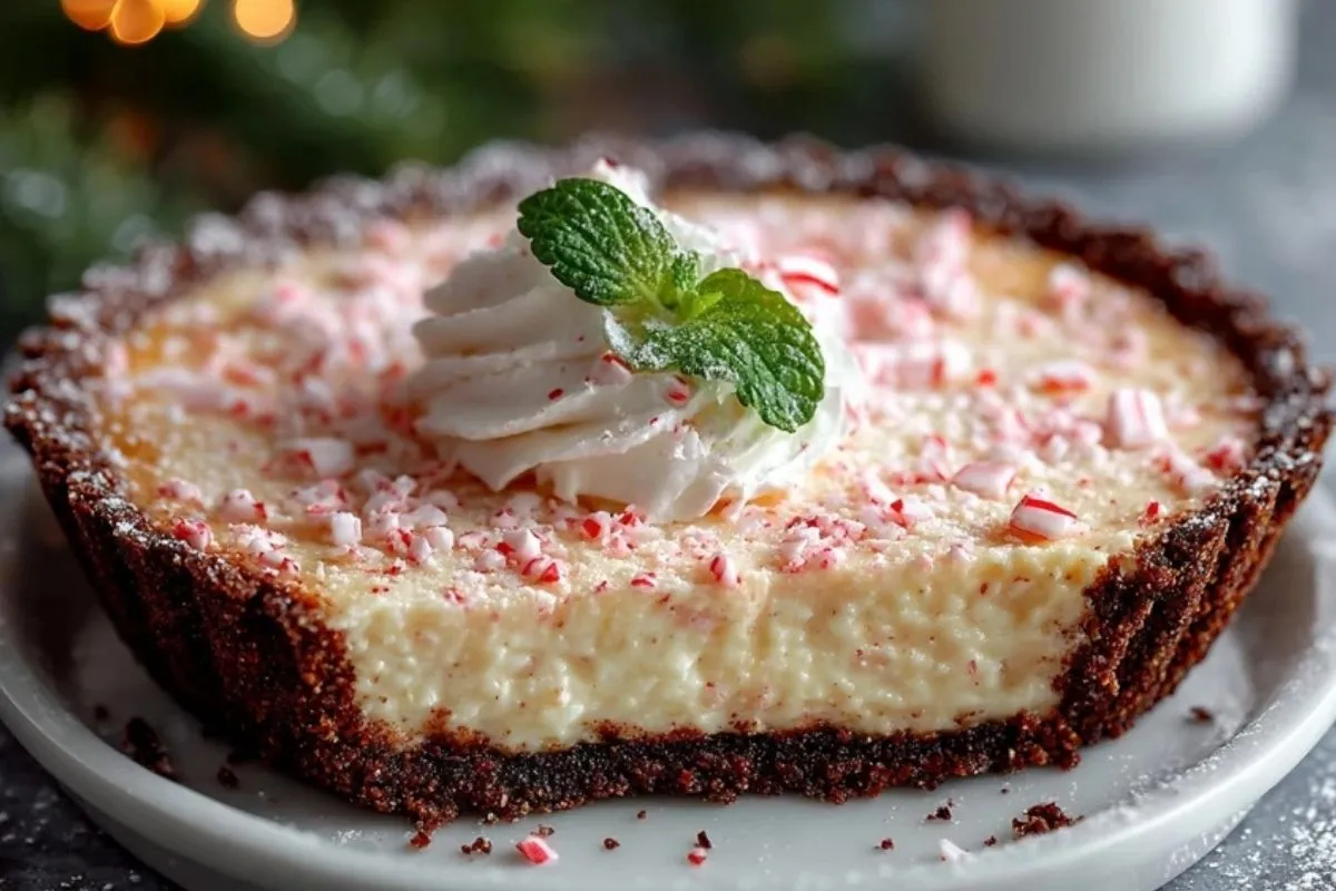 Tarte à la Menthe Pour Noël
