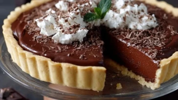 Tarte au chocolat facile