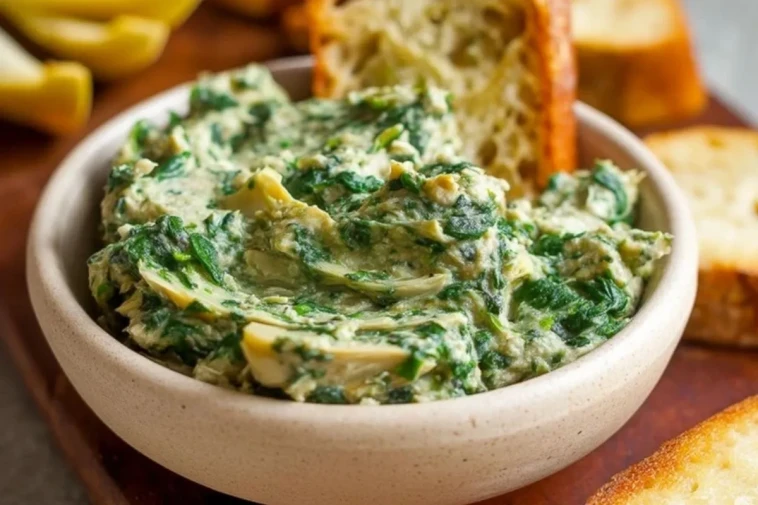 Tartinade aux épinards et à l'artichaut