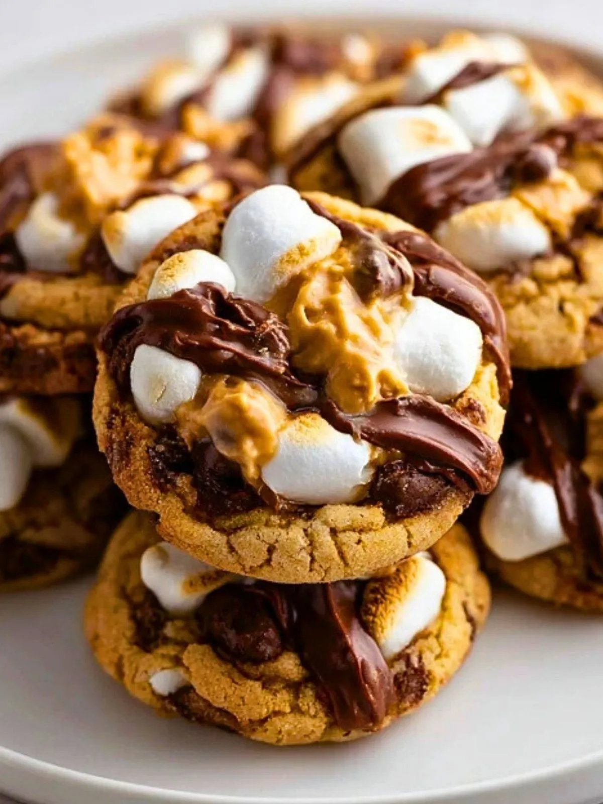 Biscuits au Chocolat, Beurre de Cacahuète et Guimauves (1)