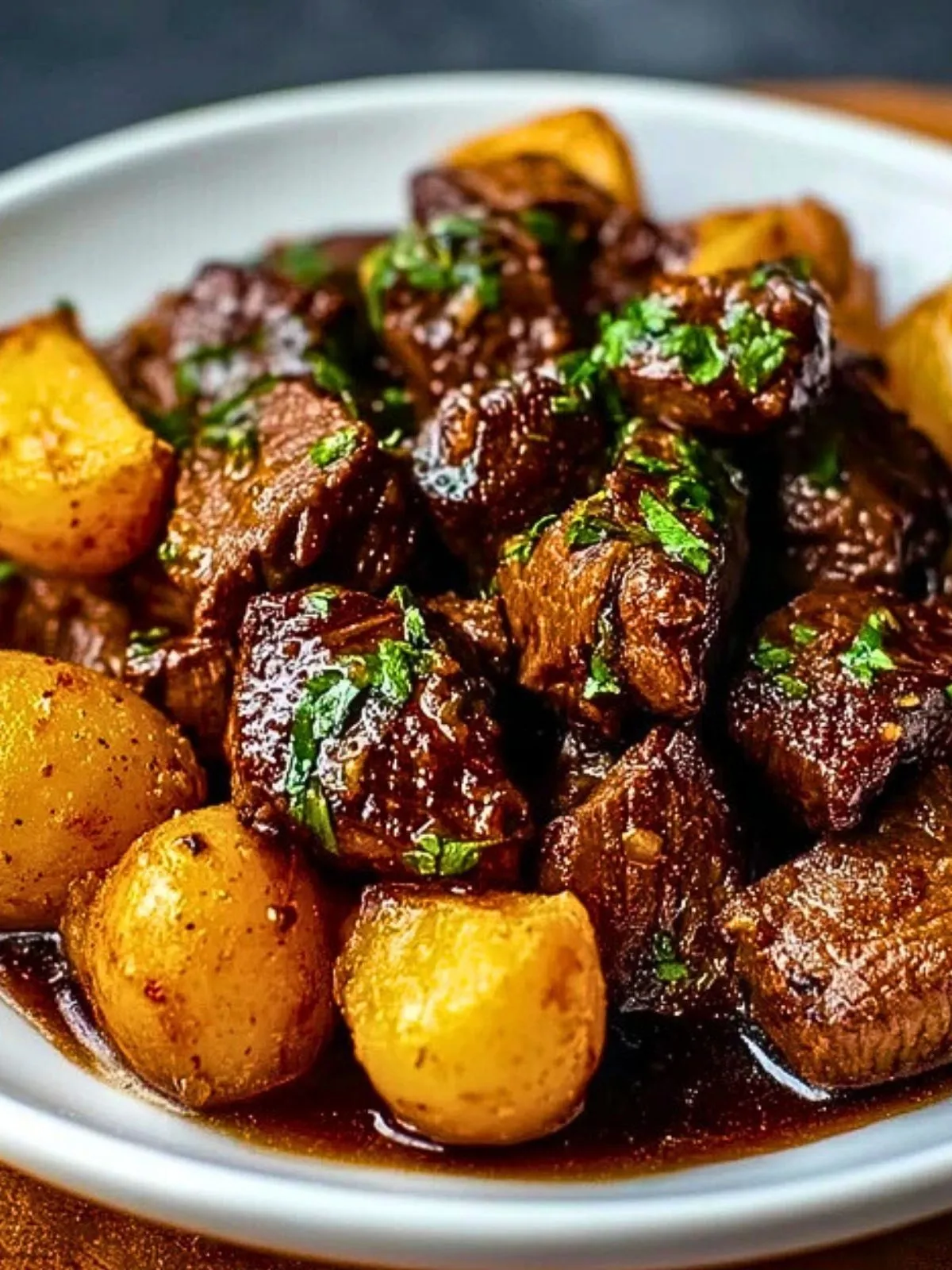 Boeuf Sauté À LAil Et Pommes De Terre (1)
