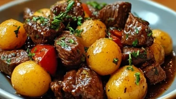 Boeuf Sauté À LAil Et Pommes De Terre
