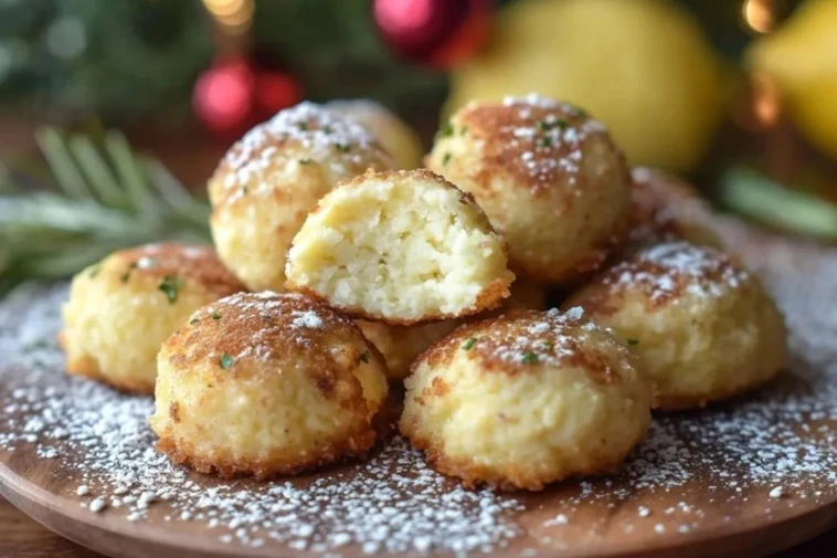Boulettes De Gâteau Au Citron Et Beurre