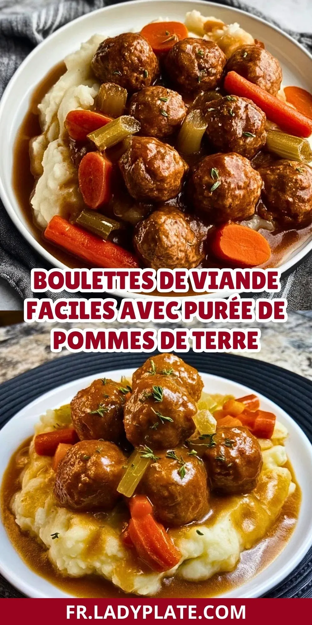 Boulettes De Viande Faciles Avec Purée De Pommes De Terre (2)