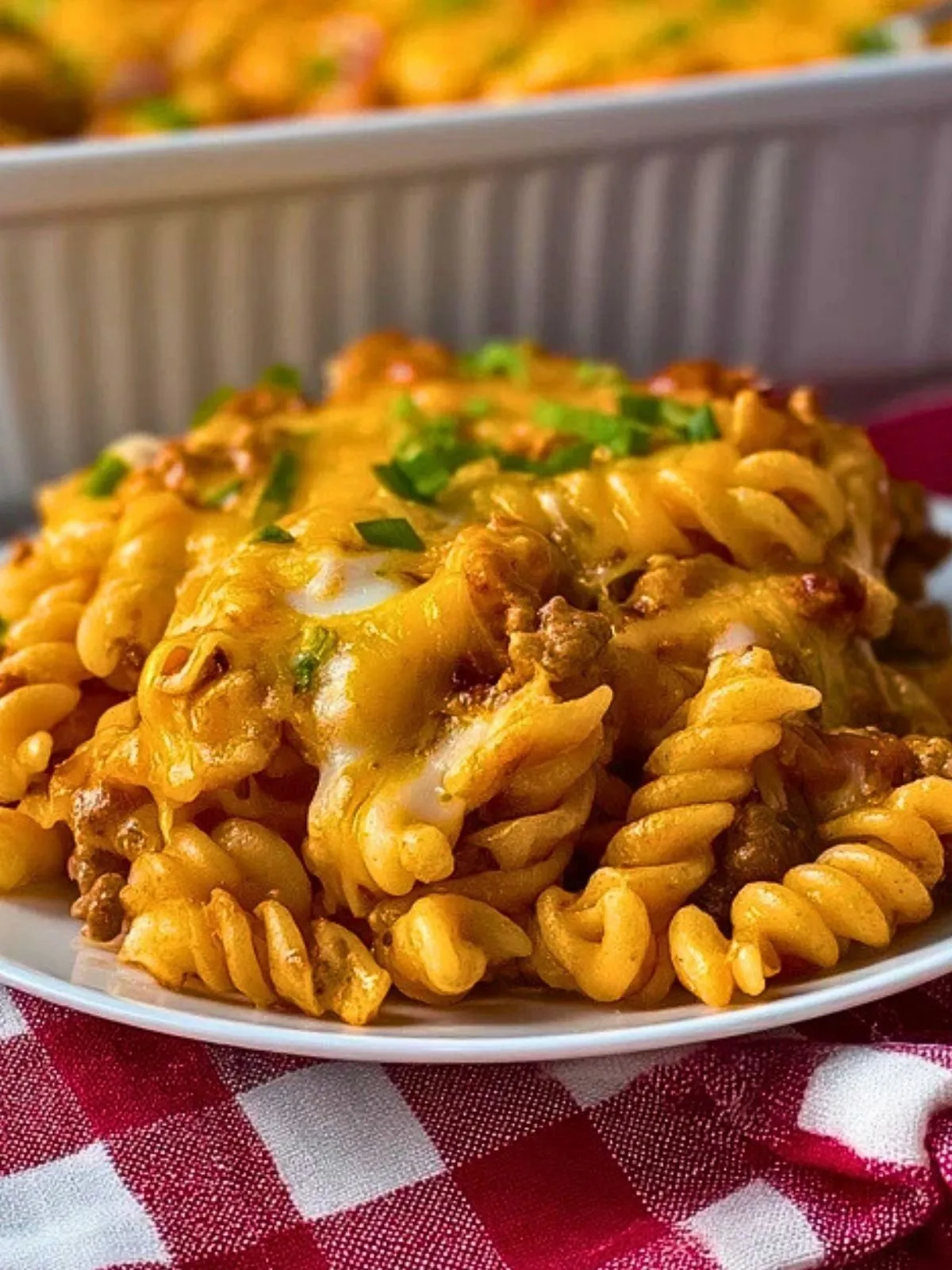 Casserole De Pâtes Au Cheeseburger (1)