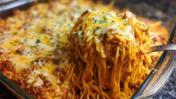 Casserole De Spaghetti À Un Million De Dollars