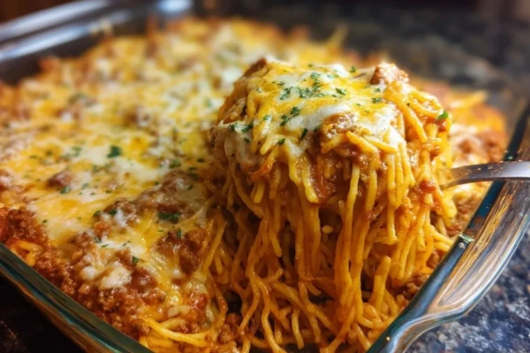 Casserole De Spaghetti À Un Million De Dollars