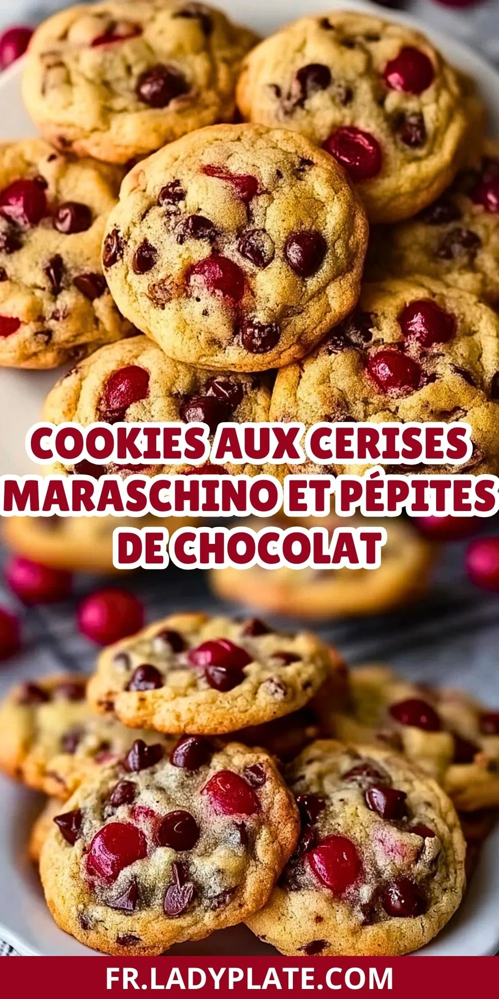Cookies Aux Cerises Maraschino Et Pépites De Chocolat (2)