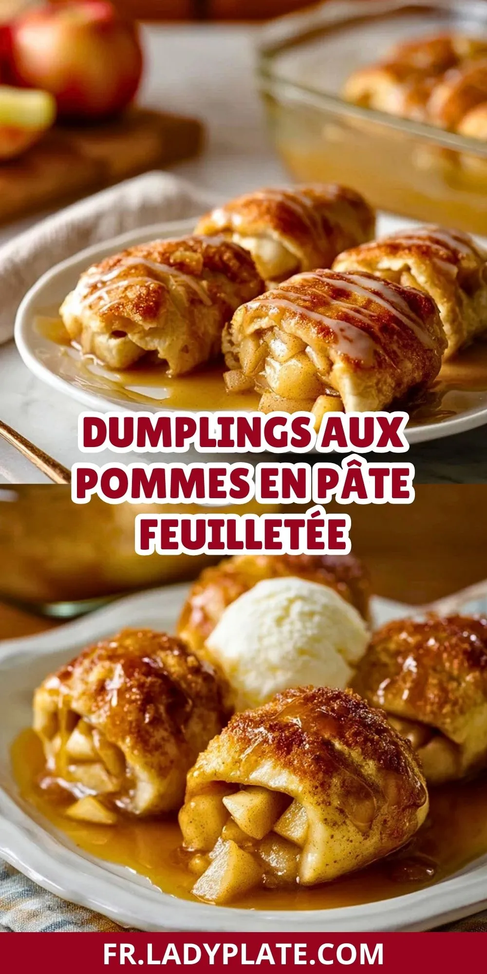 Dumplings Aux Pommes En Pâte Feuilletée (2)
