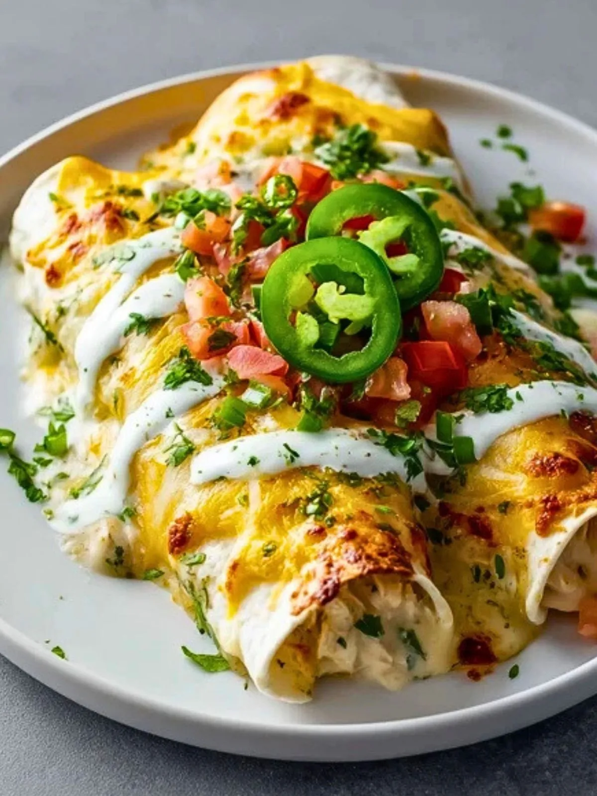 Enchiladas Au Poulet Fromagères Et Jalapeños (1)
