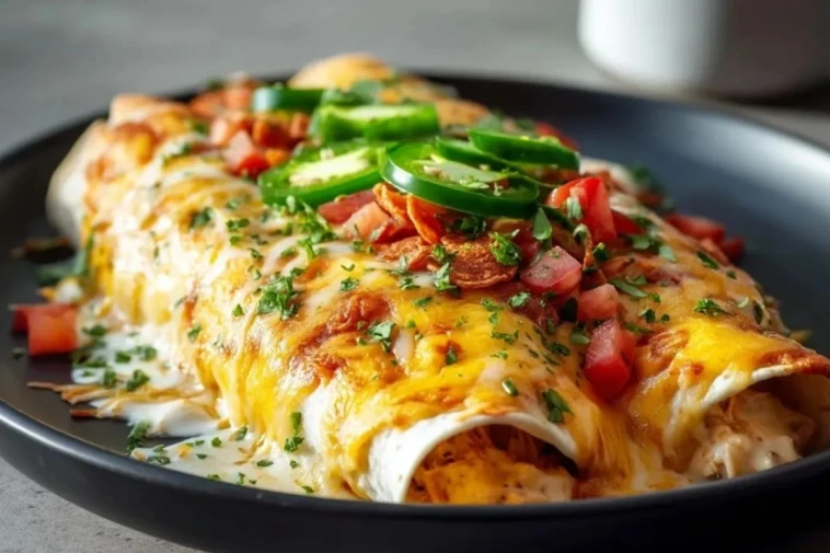 Enchiladas Au Poulet Fromagères Et Jalapeños