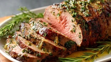 Filet De Bœuf Aux Herbes Et Beurre À LAil