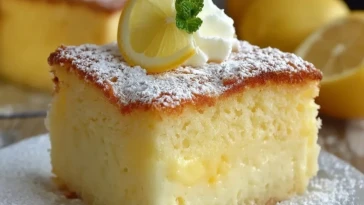 Gâteau Au Citron Qui Fond Dans La Bouche