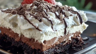 Gâteau Réfrigéré au Brownie Décadent