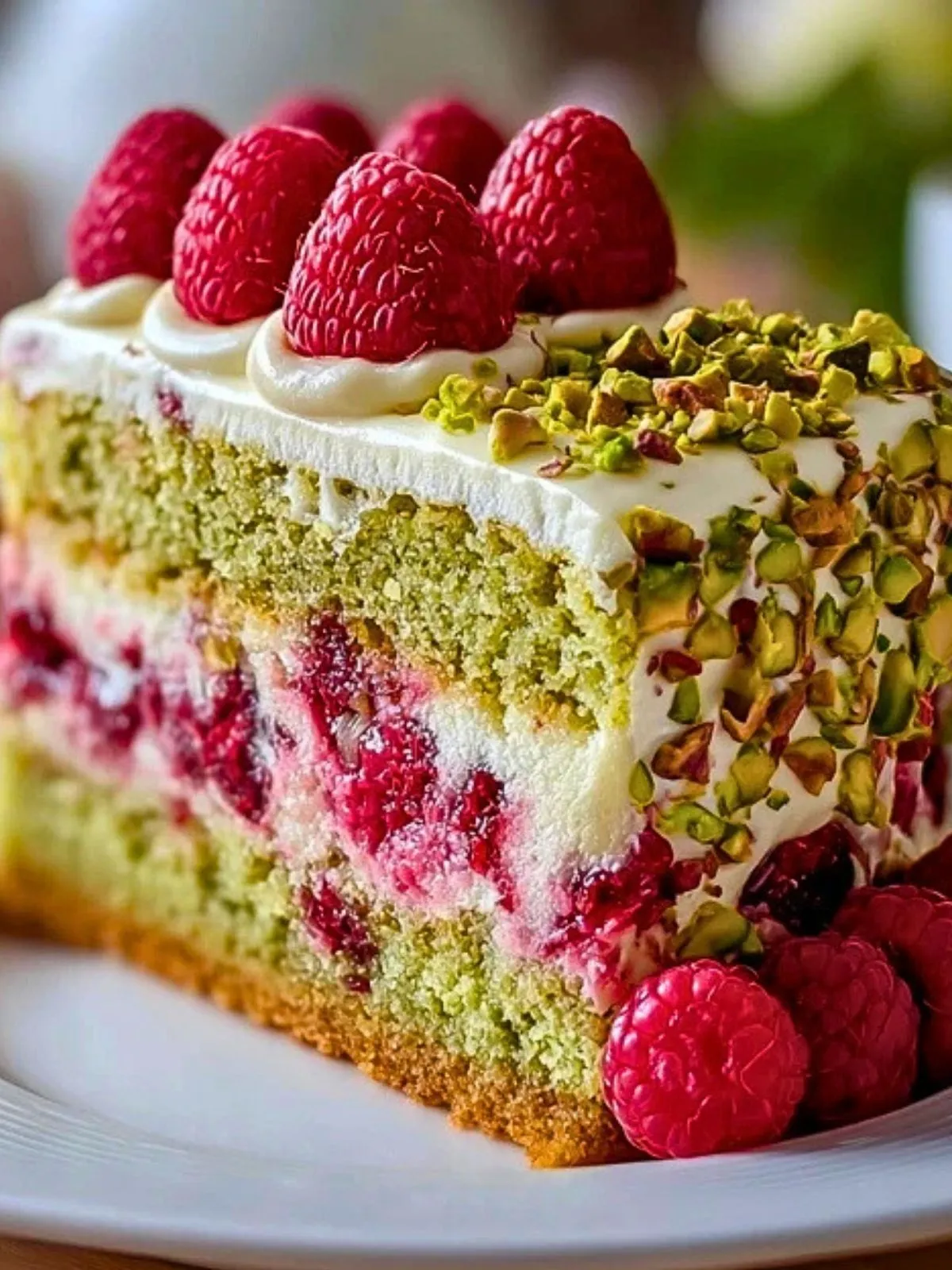 Gâteau Rêveux Pistache Framboise (1)