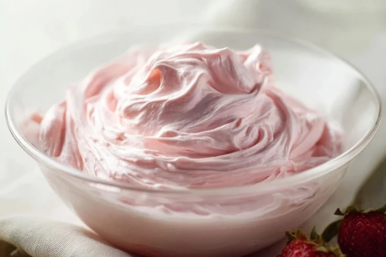 Glaçage Aux Fraises Et Guimauve