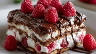 Lasagne Au Chocolat Et Framboises