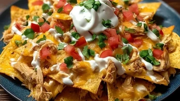 Nachos Au Poulet Crémeux