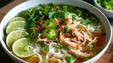 Pho Au Poulet Rôti