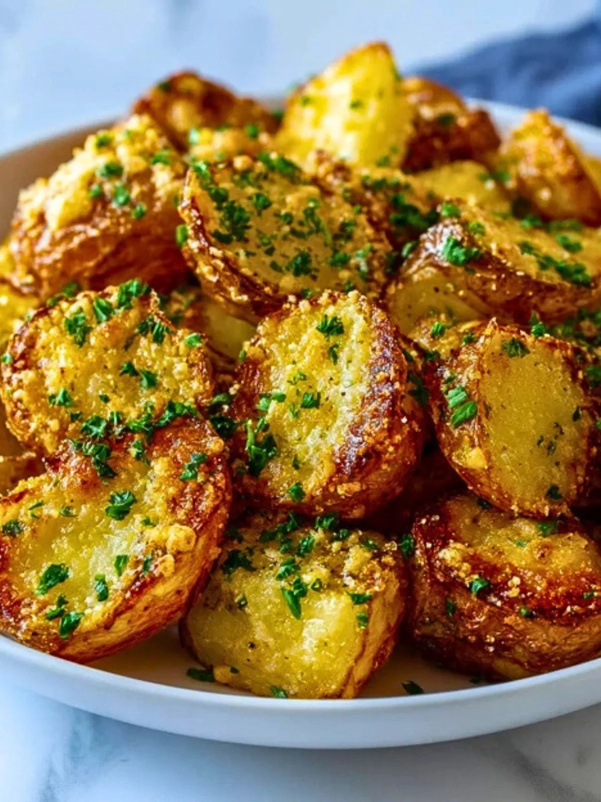 Pommes De Terre Croquantes Au Fromage Et À LAil (1)