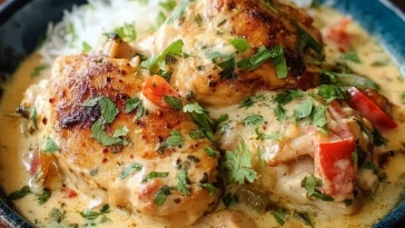 Poulet Crémeux au Lait de Coco