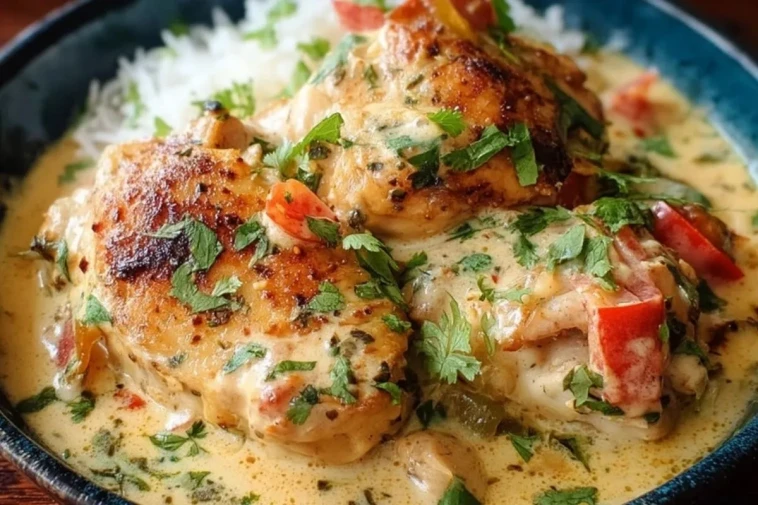 Poulet Crémeux au Lait de Coco
