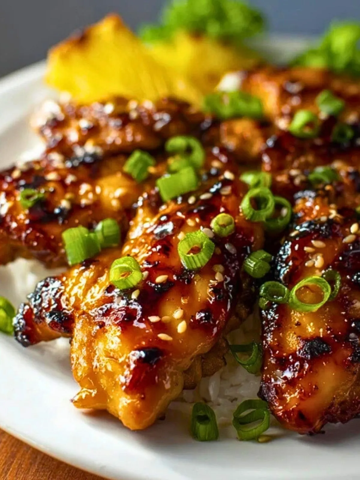 Poulet Teriyaki Hawaïen (1)