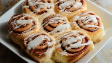 Roulés À La Cannelle Au Lait De Poule