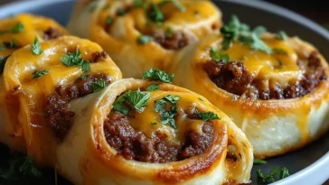 Roulés De Cheeseburger Au Beurre À LAil