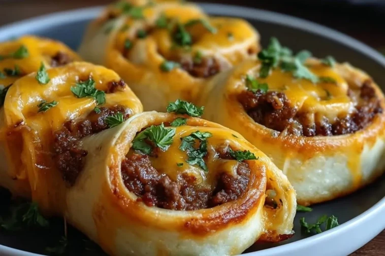 Roulés De Cheeseburger Au Beurre À LAil